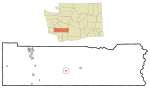 Lewis County Washington Incorporated and Unincorporated areas Mossyrock Highlighted